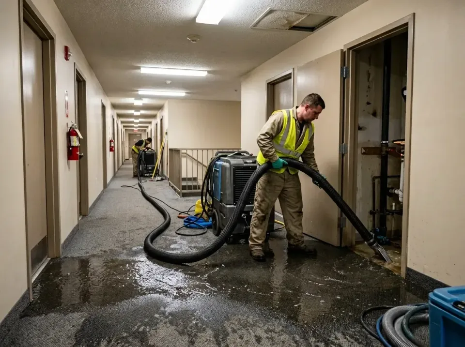 multi-unit-apartment-hallway-f-005 — frequently asked questions, Emergency Burst Pipe Water Extraction & Removal in Truth or…